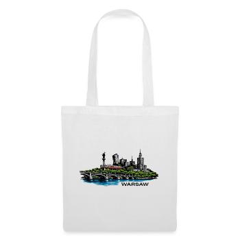 Varsovie - Sac en tissu - blanc - Devant