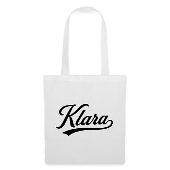 Klara Name Gift First Last Family - Tote Bag - white - Front