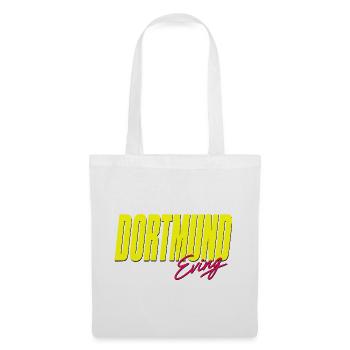 Dortmund Eving Shirt, Ruhrpott Kult Badelatschen - Stoffbeutel - Weiß - Vorne