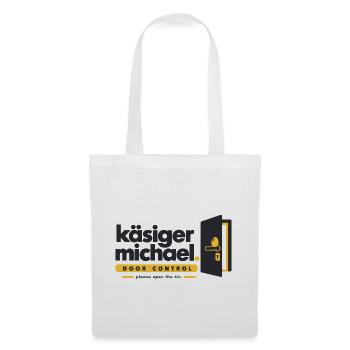 Käsiger Michael Türkontrolle Logo - Stoffbeutel - Weiß - Vorne