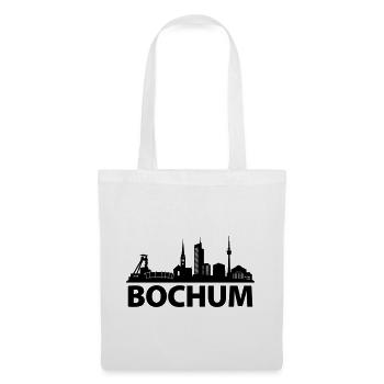 Bochum Skyline - Stoffbeutel - Weiß - Vorne