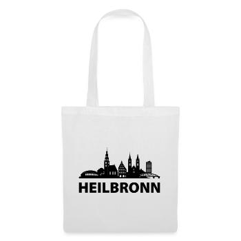 Heilbronn Skyline - Stoffbeutel - Weiß - Vorne