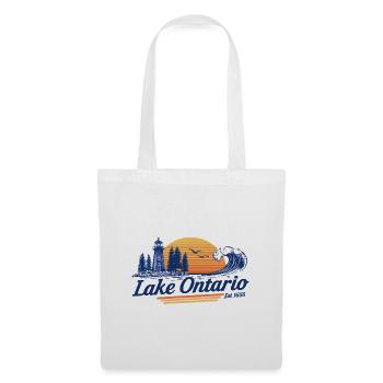 Lake Ontario retro - Stoffbeutel - Weiß - Vorne