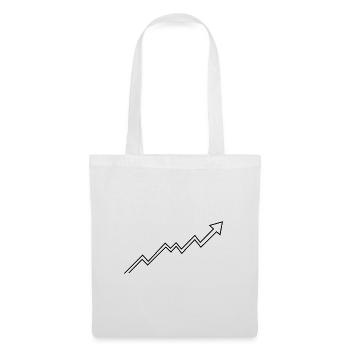 Bullish Trend Arrow - Stoffbeutel - Weiß - Vorne