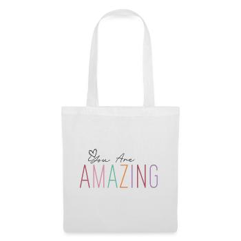 You Are Amazing! Personalisierbar - Stoffbeutel - Weiß - Vorne