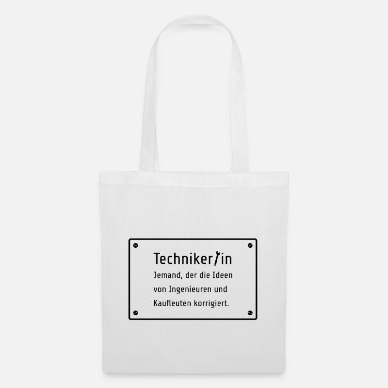 Techniker/in - Stoffbeutel - Weiß