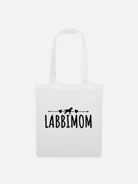 Labrador Hund - Stoffbeutel - Weiß