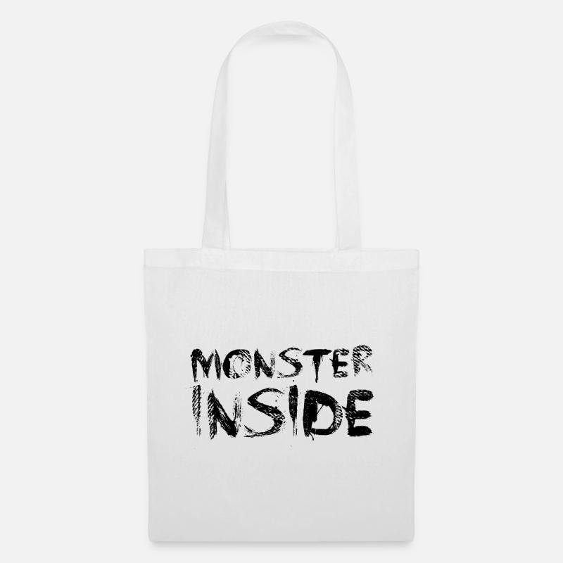 Monster Inside - Stoffbeutel - Weiß