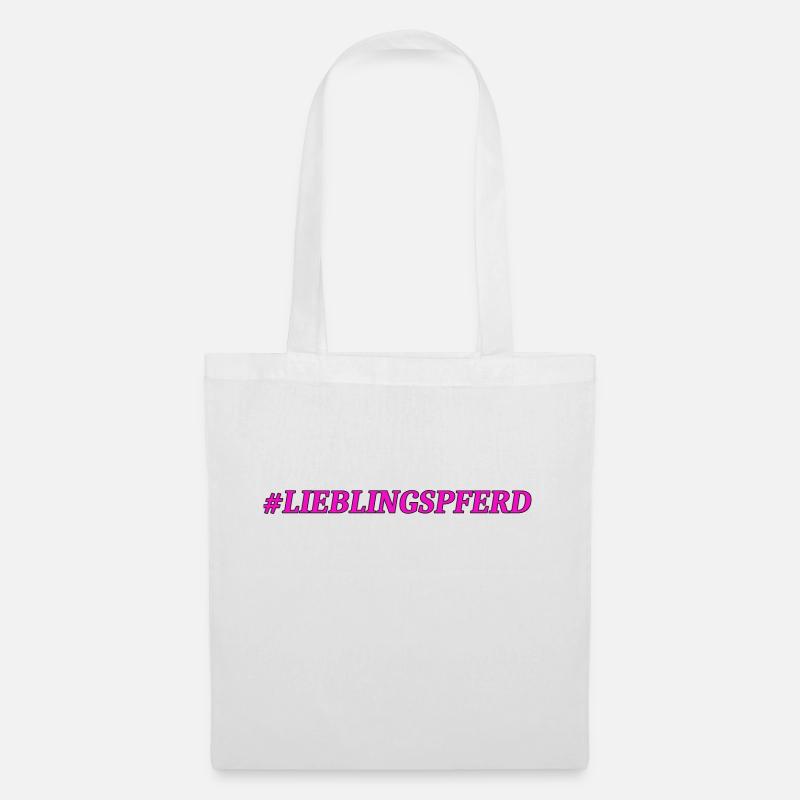 LIEBLINGSPFERD - Stoffbeutel - Weiß