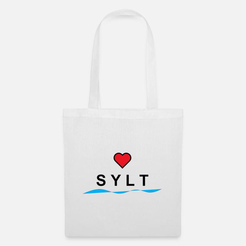 Sylt - Stoffbeutel - Weiß