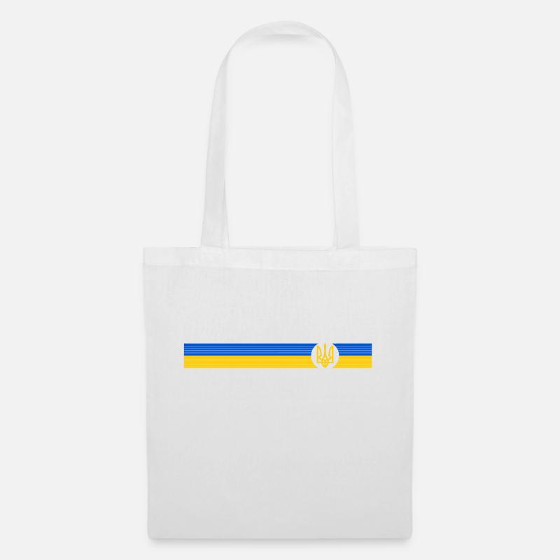 UKRAINE Sportlich - Stoffbeutel - Weiß