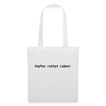 impfenrettetleben - Stoffbeutel - Weiß - Vorne