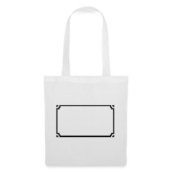 Pixel Rahmen Grafik - Stoffbeutel - Weiß - Vorne