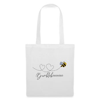 Bumblebee Liebe - Stoffbeutel - Weiß - Vorne