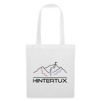 Wintersport Skipiste Hintertux - Stoffbeutel - Weiß - Vorne