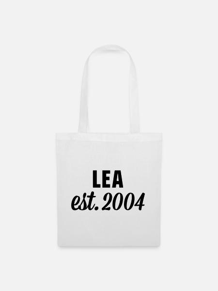 Lea est 2004 - Stoffbeutel - Weiß