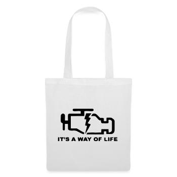 C'est un mode de vie - Sac en tissu - blanc - Devant