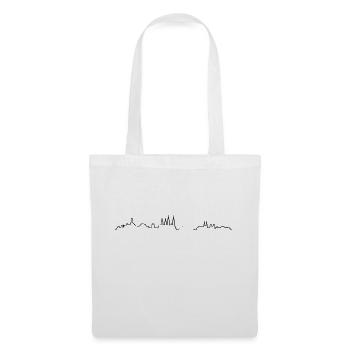 Skyline Bamberg - Stoffbeutel - Weiß - Vorne