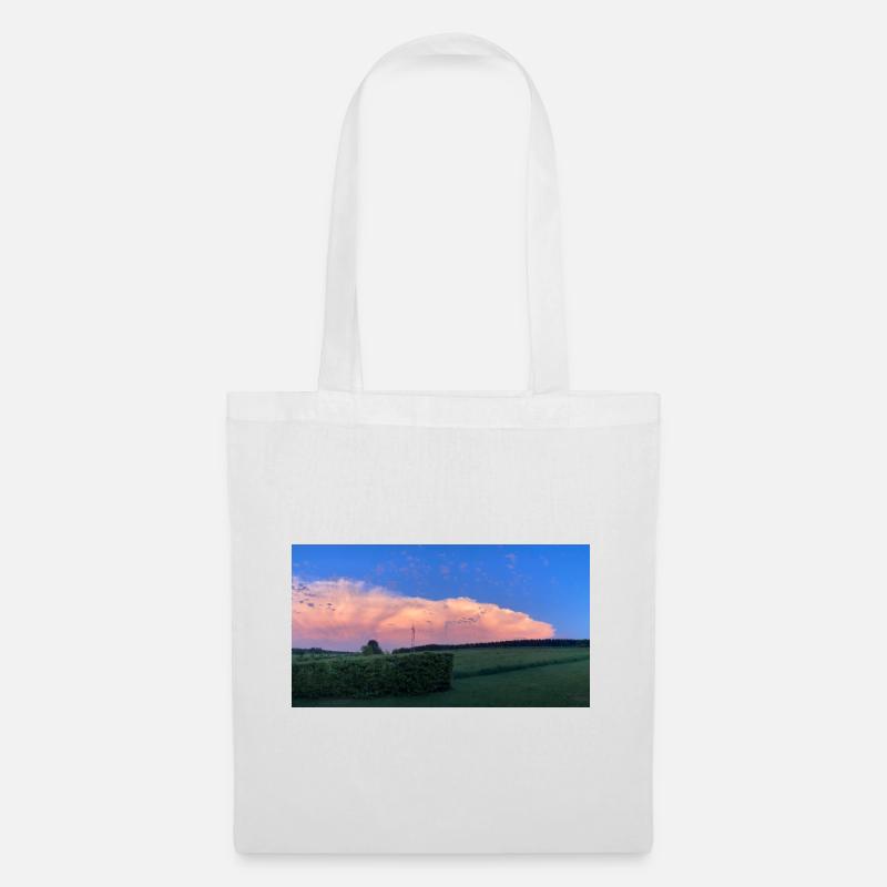 Image de nuage - Sac en tissu - blanc