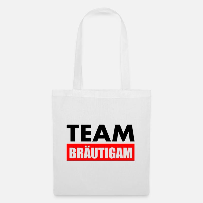 Team bräutigam - Stoffbeutel - Weiß