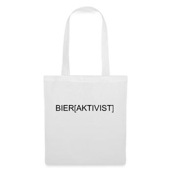 Bieraktivist - Stoffbeutel - Weiß - Vorne