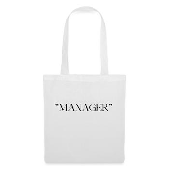 MANAGER - Stoffbeutel - Weiß - Vorne