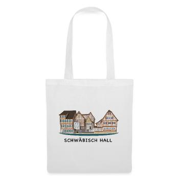 Schwäbisch Hall, Allemagne du Sud, Dessin - Sac en tissu - blanc - Devant