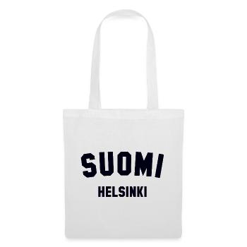 HELSINKI Suomi Finland - Stoffbeutel - Weiß - Vorne
