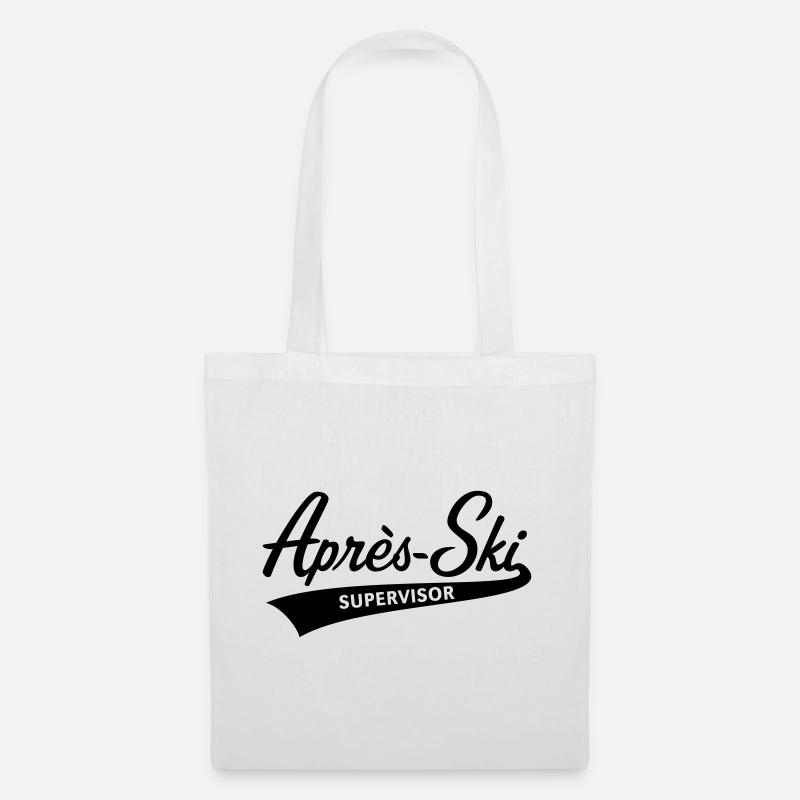 Après-Ski – Supervisor (Schriftzug Apres Ski / B) - Stoffbeutel - Weiß