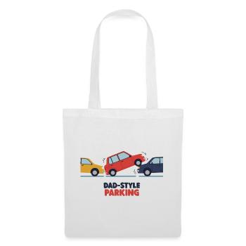 Stationnement style papa - Sac en tissu - blanc - Devant