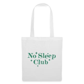 Pas de club de sommeil - Sac en tissu - blanc - Devant