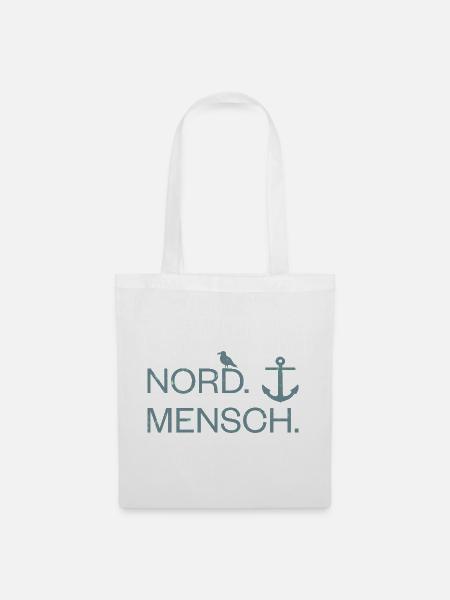 NordMensch - Stoffbeutel - Weiß