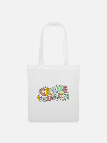 Chaos Coordinator - Retro Spruch - Stoffbeutel - Weiß