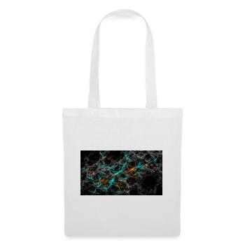 Bioluminescent Neural Network on Volcanic Stone - Stoffbeutel - Weiß - Vorne