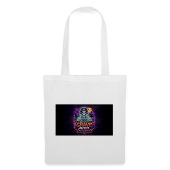 Grave Gamers Neon Skull - Stoffbeutel - Weiß - Vorne