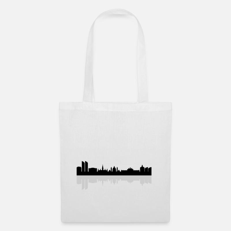 Skyline von Wien - Stoffbeutel - Weiß