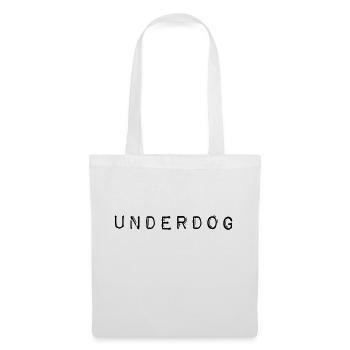 Underdog pour les joueurs de poker cool comme un dicton - Sac en tissu - blanc - Devant