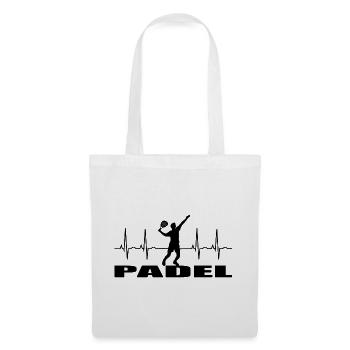 Padel - Sac en tissu - blanc - Devant