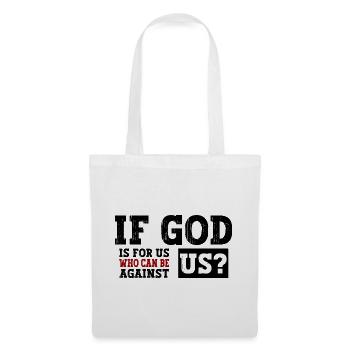 Jesus Christus - Christliches Shirt - Christliche - Stoffbeutel - Weiß - Vorne