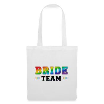Bride Team Rainbow - Sac en tissu - blanc - Devant