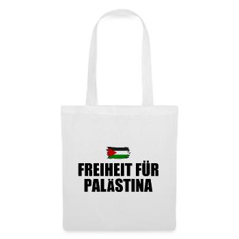freiheit für palästina - Stoffbeutel - Weiß - Vorne