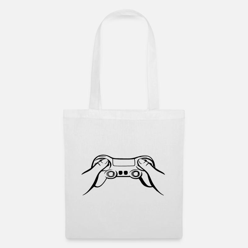 Gamecontroller black - Tote Bag - white
