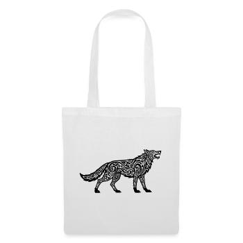 Wolf des Kaukasus - Stoffbeutel - Weiß - Vorne
