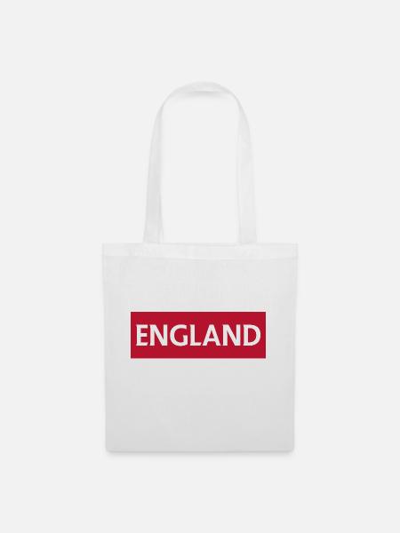 Englisches Nottingham-Emblem-Design - Stoffbeutel - Weiß