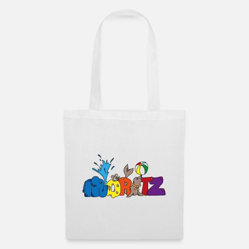 Moritz im Zirkus - Stoffbeutel - Weiß
