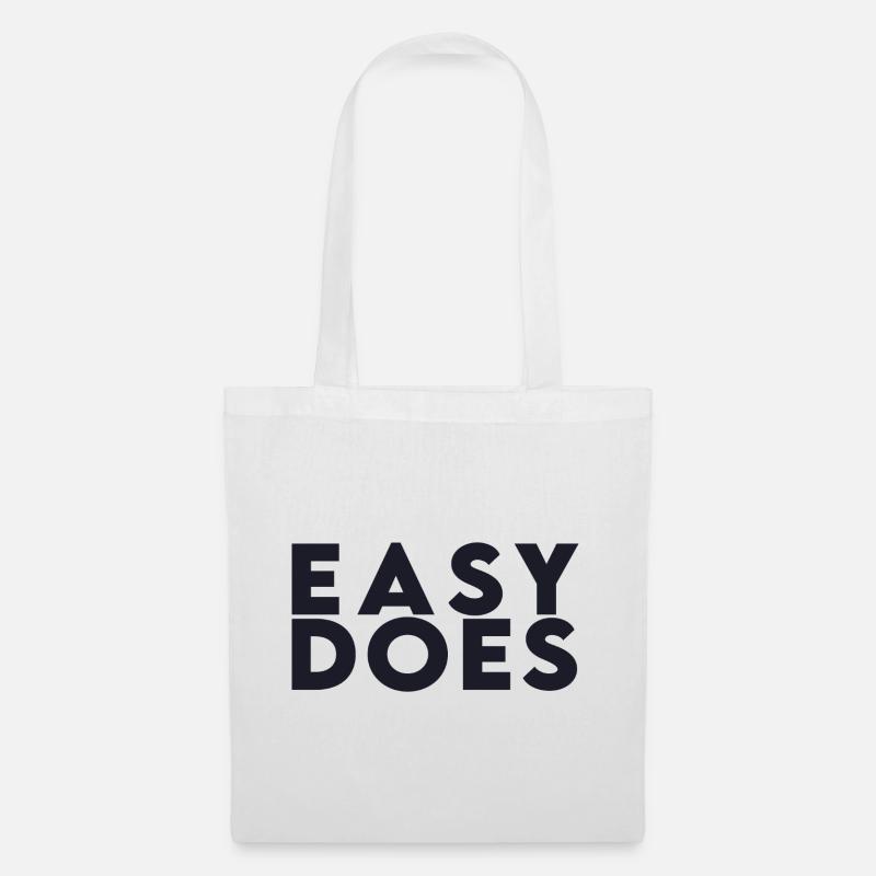 Easy Does - Tote Bag - white