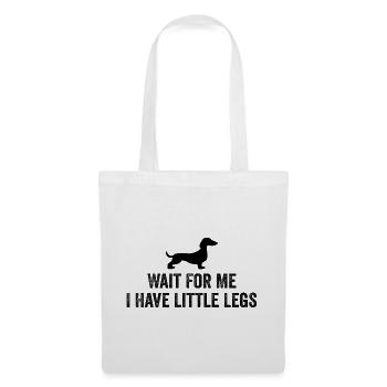 Bester Dackel Mama Papa Hundebesitzer Geschenk - Stoffbeutel - Weiß - Vorne
