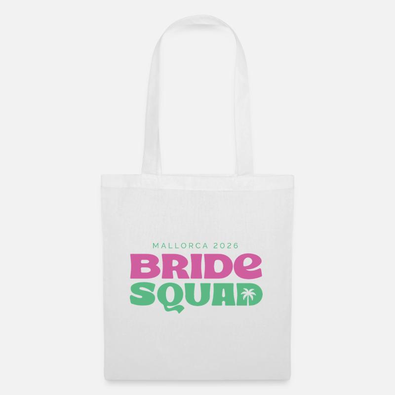 MALLORCA BRIDE SQUAD 2026 - Stoffbeutel - Weiß
