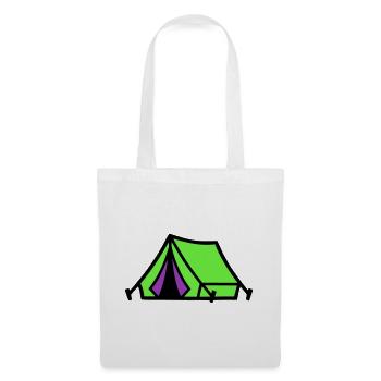 Festival Tent Camping Icon - Tote Bag - white - Front