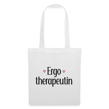 Ergotherapeutin - Stoffbeutel - Weiß - Vorne